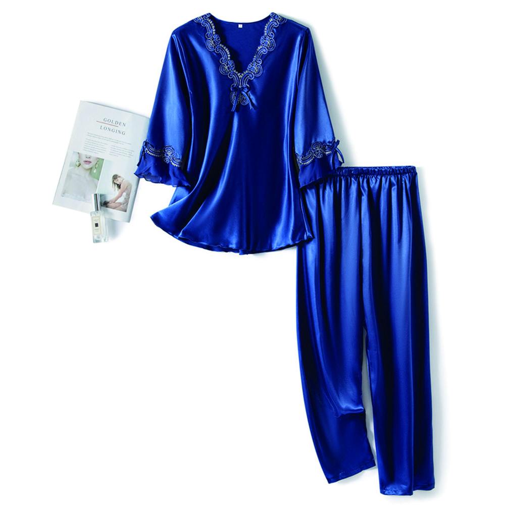 Women scriptor Satin Pajama Set
