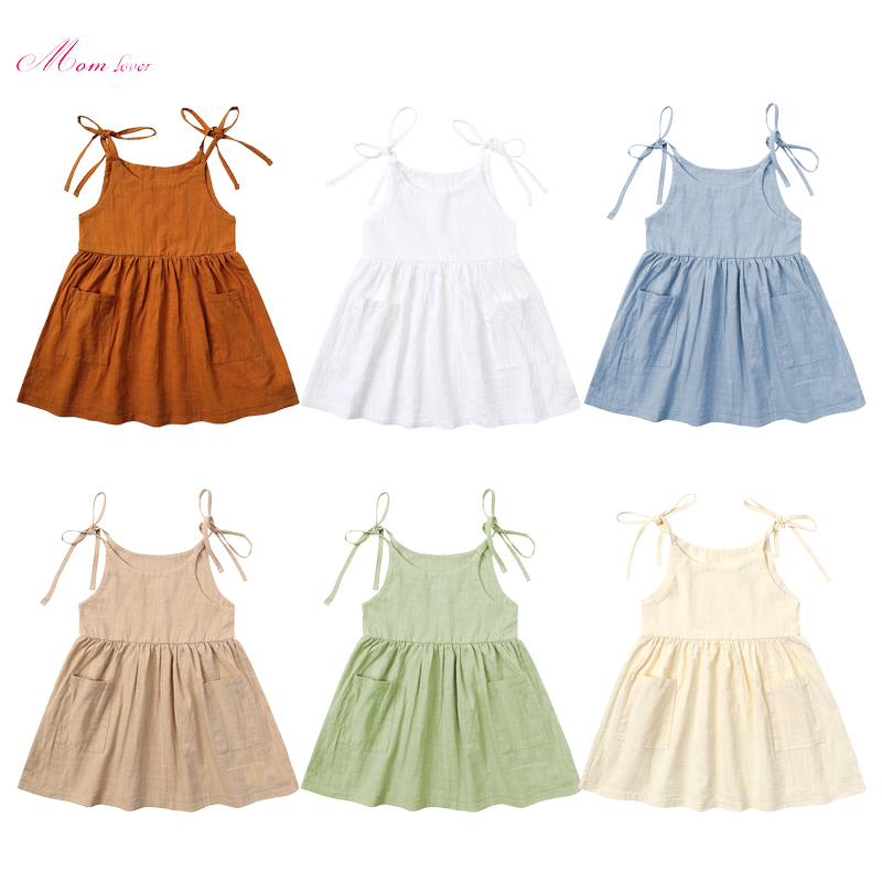 Puella solidum habitu Sleeveless Mini vestes Aestas Beach Sundress