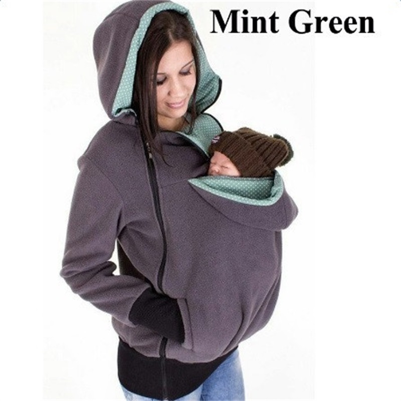 Tres-in-unum multifunctional mater praeiudicatum sweater Jacket Women scriptor