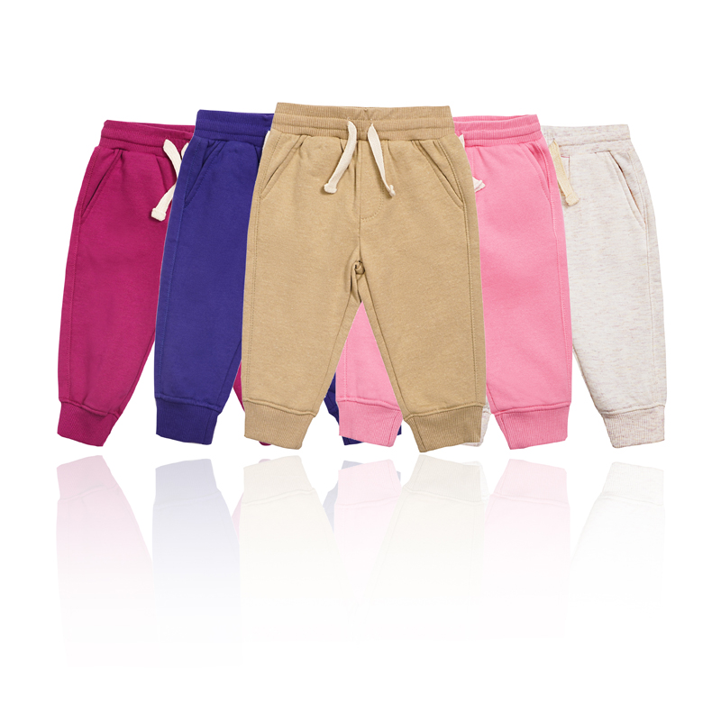 Infantem Puellae solidum color TC fabricae elastica medium-alvo braccas