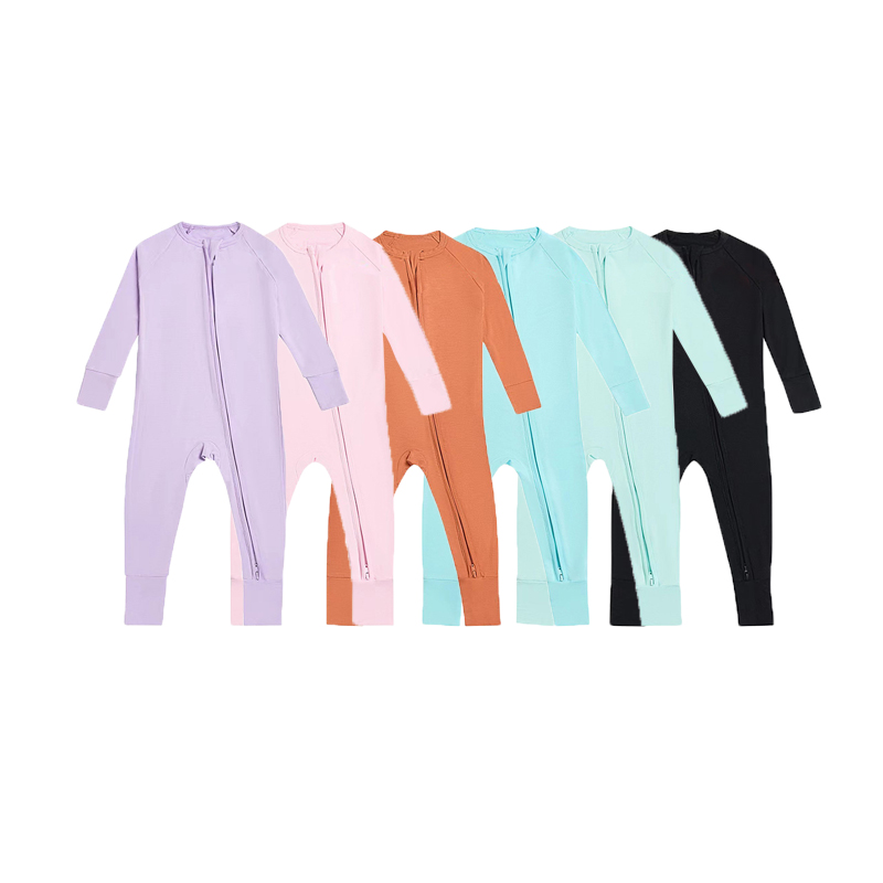 Bamboo Puer Pajamas Zipper Pajamas Romper